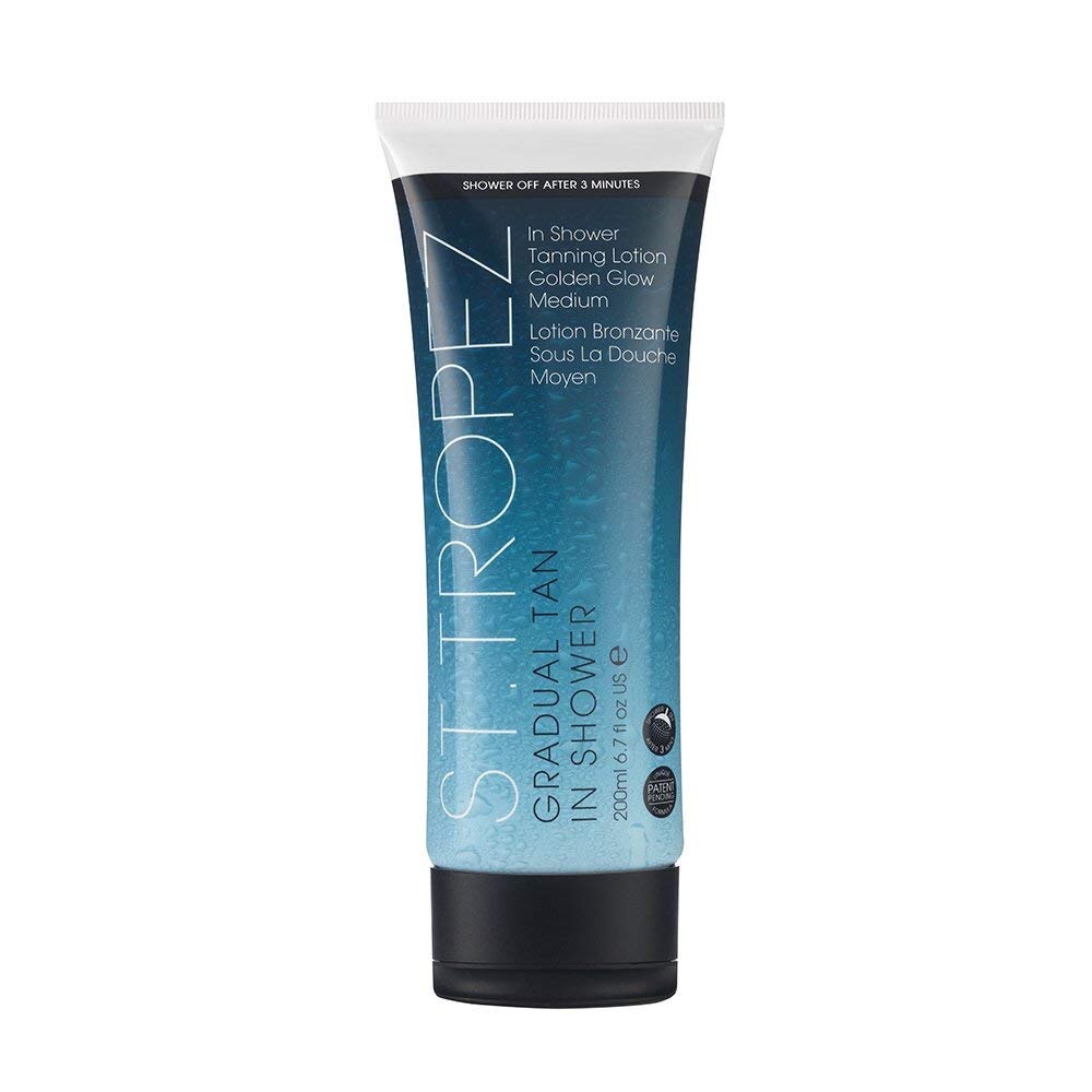 st tropez in shower tanner